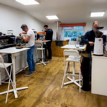 Barista Basics Training Session at Winchester Coffee School