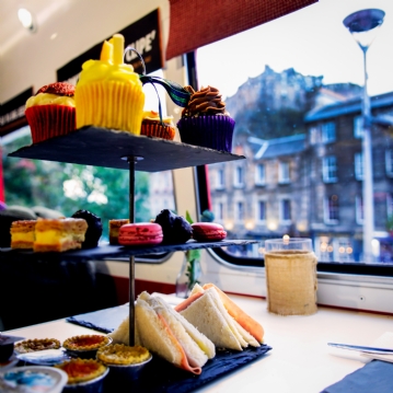 Scottish Red Bus Bistro Sparkling Afternoon Tea for Two
