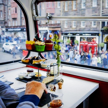 Scottish Red Bus Bistro Sparkling Afternoon Tea for Two