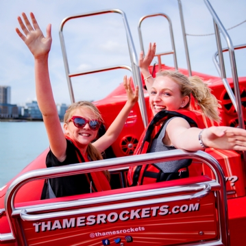 Thames Rockets Speedboat Tour of London