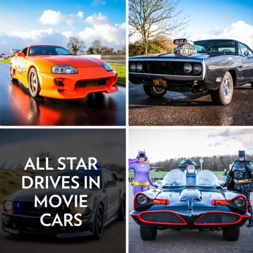 All Star 3 Mile Drives in Movie Cars
