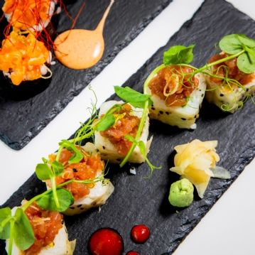 Unlimited Asian Tapas & Sushi with Bottomless Beer or Wine for Two