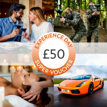 &pound;50 Experience Day Super-Voucher 
