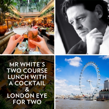 Mr White's Two Course Lunch with A Cocktail & London Eye for Two