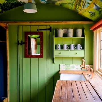 Two Night Shepherd Hut Stay for a Family of Four at The Stonehenge Inn