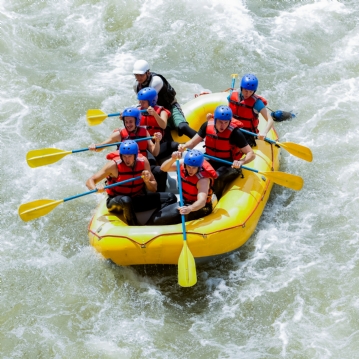 Safe and Sound White Water Rafting for Two