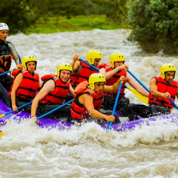 Safe and Sound White Water Rafting for Two