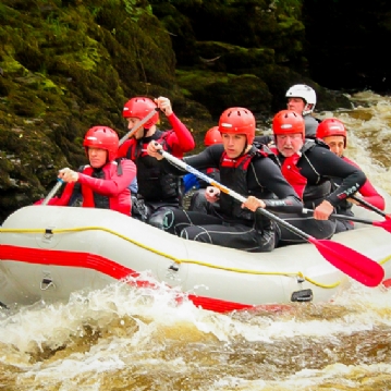 Safe and Sound White Water Rafting for Two