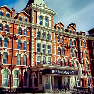 Gourmet Meal for Two with a Bottle of Wine at The Imperial Hotel Blackpool