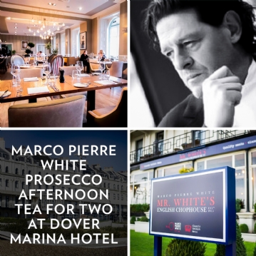 Marco Pierre White Prosecco Afternoon Tea for Two at Dover Marina Hotel