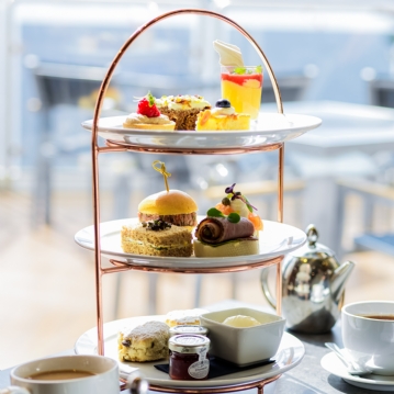 Afternoon Tea for Two on Board Sunborn Luxury Yacht