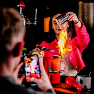 Cocktail Masterclass with Two Course Dinner at Revolution Bars