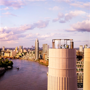 Lift 109 at Battersea Power Station with a 2 Course Lunch