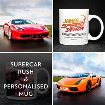 Supercar Rush & Personalised Mug