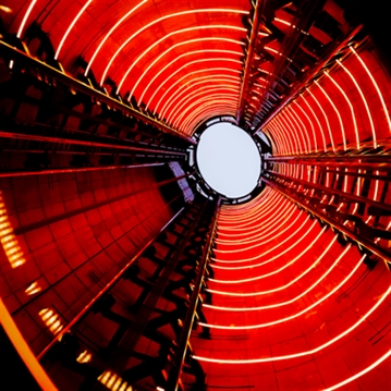 The Chimney Lift at Battersea Power Station and Thames Rockets Speedboat