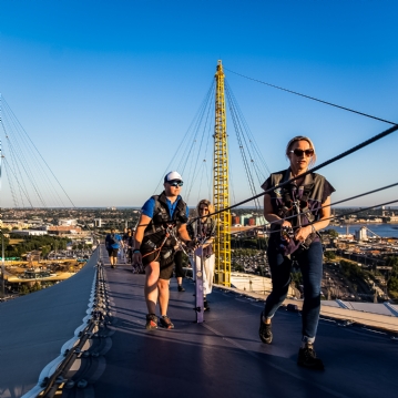 Up at the O2 Climb for Two
