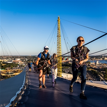 Up at the O2 Climb for Two