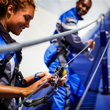 Up at the O2 Climb for Two