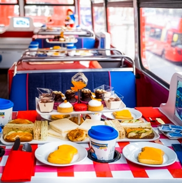 Weekend Paddington Afternoon Tea Bus Tour for One Adult & One Child