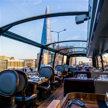 Six Course Dinner and Bus Tour for Two at Bustronome London
