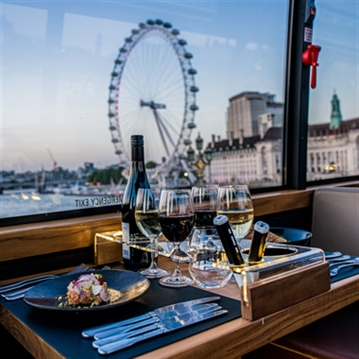 Six Course Dinner and Bus Tour for Two at Bustronome London