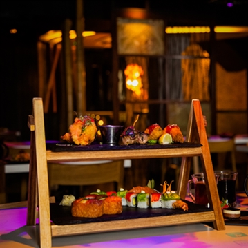 Bottomless Fizz and Pan Asian Afternoon Tea for Two at Inamo