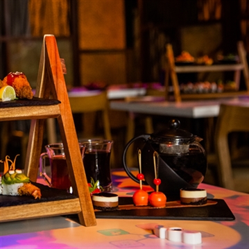 Bottomless Fizz and Pan Asian Afternoon Tea for Two at Inamo