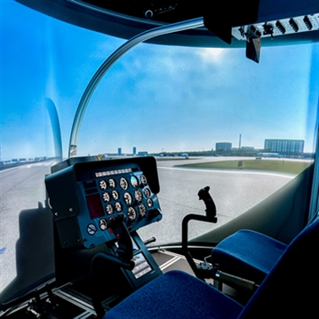 Private Helicopter Flight Simulator with Lunch for Two