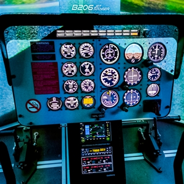 Private Helicopter Flight Simulator with Lunch for Two