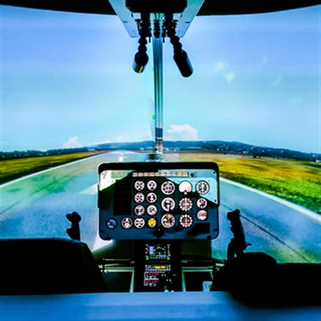 Private Helicopter Flight Simulator with Lunch for Two