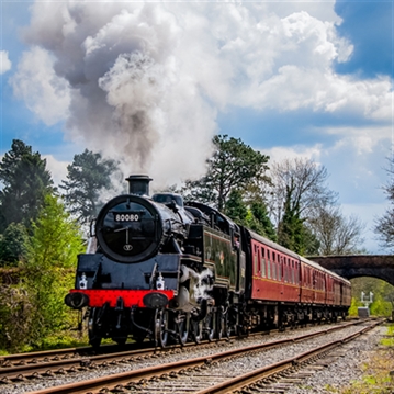 Steam Train Experience for Two at Ecclesbourne Valley Railway