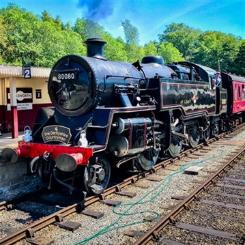 Steam Train Experience for Two at Ecclesbourne Valley Railway