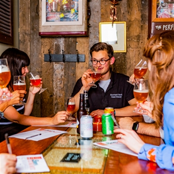 Beer Master Class and Burger Meal for Two