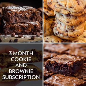 3 Month Cookie and Brownie Subscription