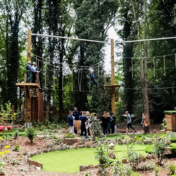 High Ropes and Zip Wire for Four