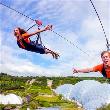 Skywire for Two at Hangloose Eden