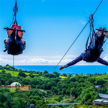 Skywire for Two at Hangloose Eden