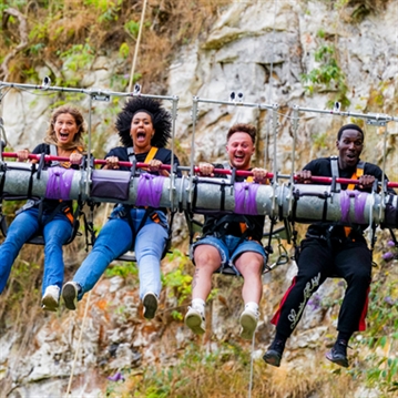 Giant Swing for Two at Hangloose Bluewater