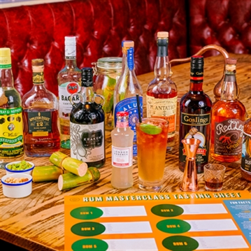 Rum Tasting Masterclass with Meal for Two at Brewhouse & Kitchen