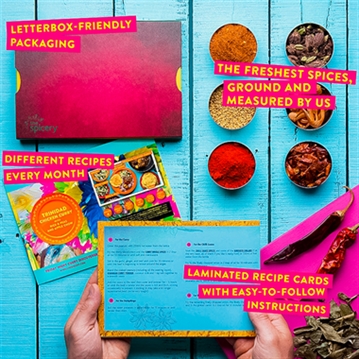 3 Month Curry Recipe Kit Subscription with The Spicery