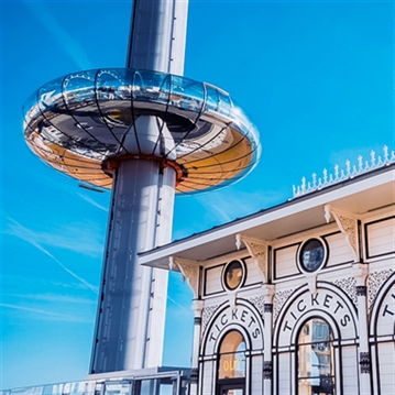 British Airways i360 & Afternoon Tea at Hilton Brighton Metropole for Two
