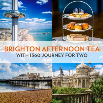 Afternoon Tea for Two in Brighton with Brighton i360 Journey