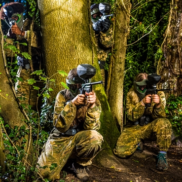Forest Paintball for Four with 100 Paintballs