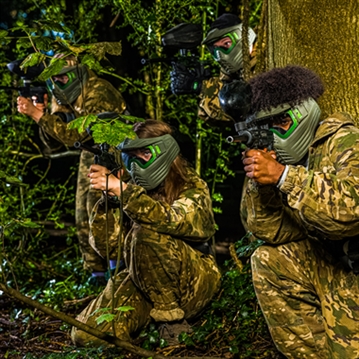 Forest Paintball for Four with 100 Paintballs