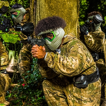 Forest Paintball for Four with 100 Paintballs