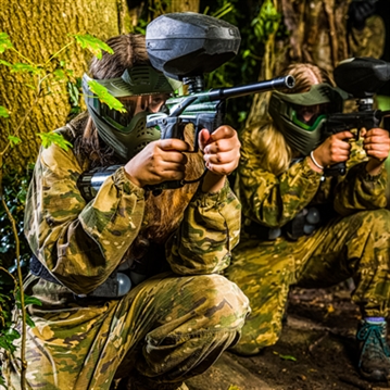 Forest Paintball for Four with 100 Paintballs
