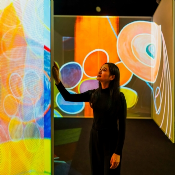 FRAMELESS Immersive Art Experience & 2 Course Meal
