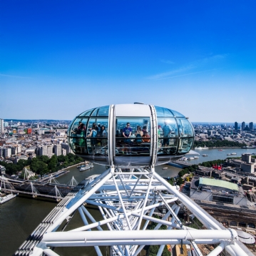 Entrance to the London Eye & 2 Course Meal at Las Iguanas for Two