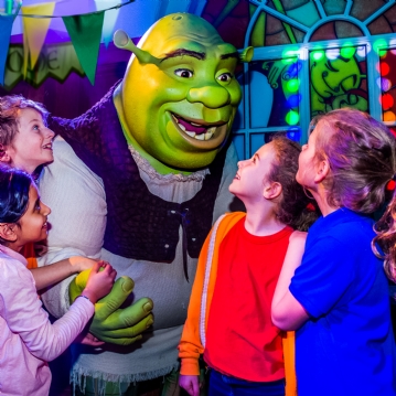 Family Entrance to Shrek's Adventure! London & Lunch at Las Iguanas 