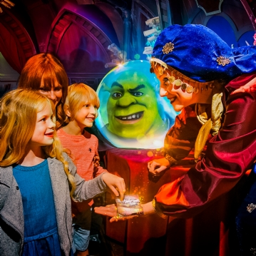 Family Entrance to Shrek's Adventure! London & Lunch at Las Iguanas 